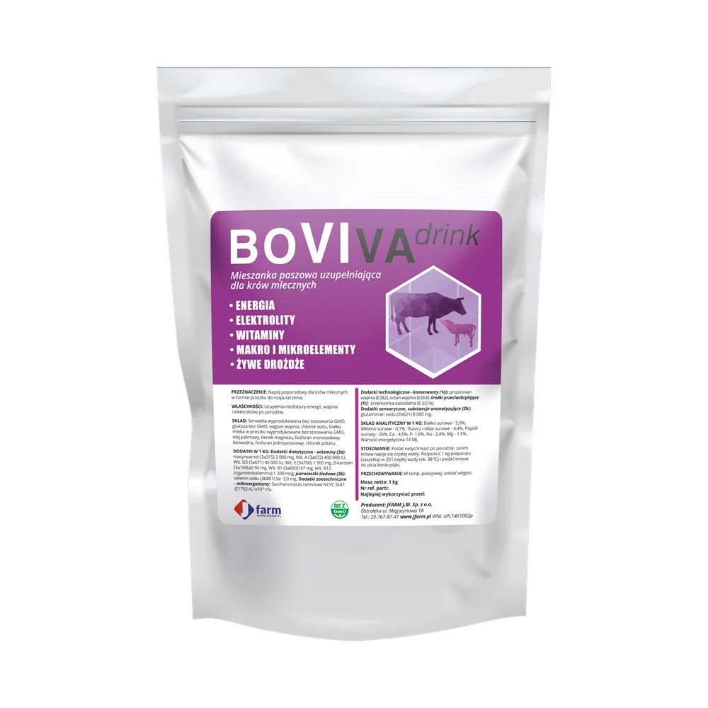 Boviva kalvningsdryck – energidryck med elektrolyter (10x1 kg)
