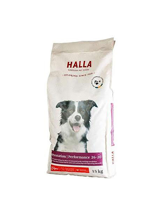Hundfoder Halla Prestation Qrill 15 kg