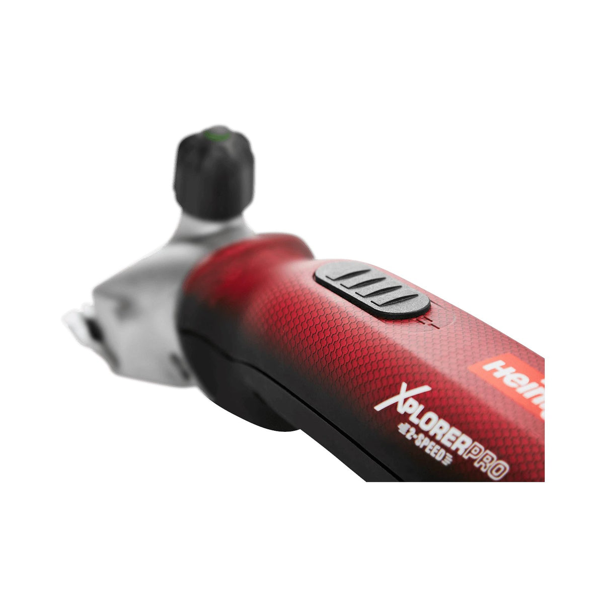 Heiniger Xplorer Pro 21/23 – Sladdlös klippmaskin med tryckindikator 2 batterier