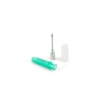 KRUUSE Engångskanyl Aluminium 25 mm – Sterila kanyler 100-pack