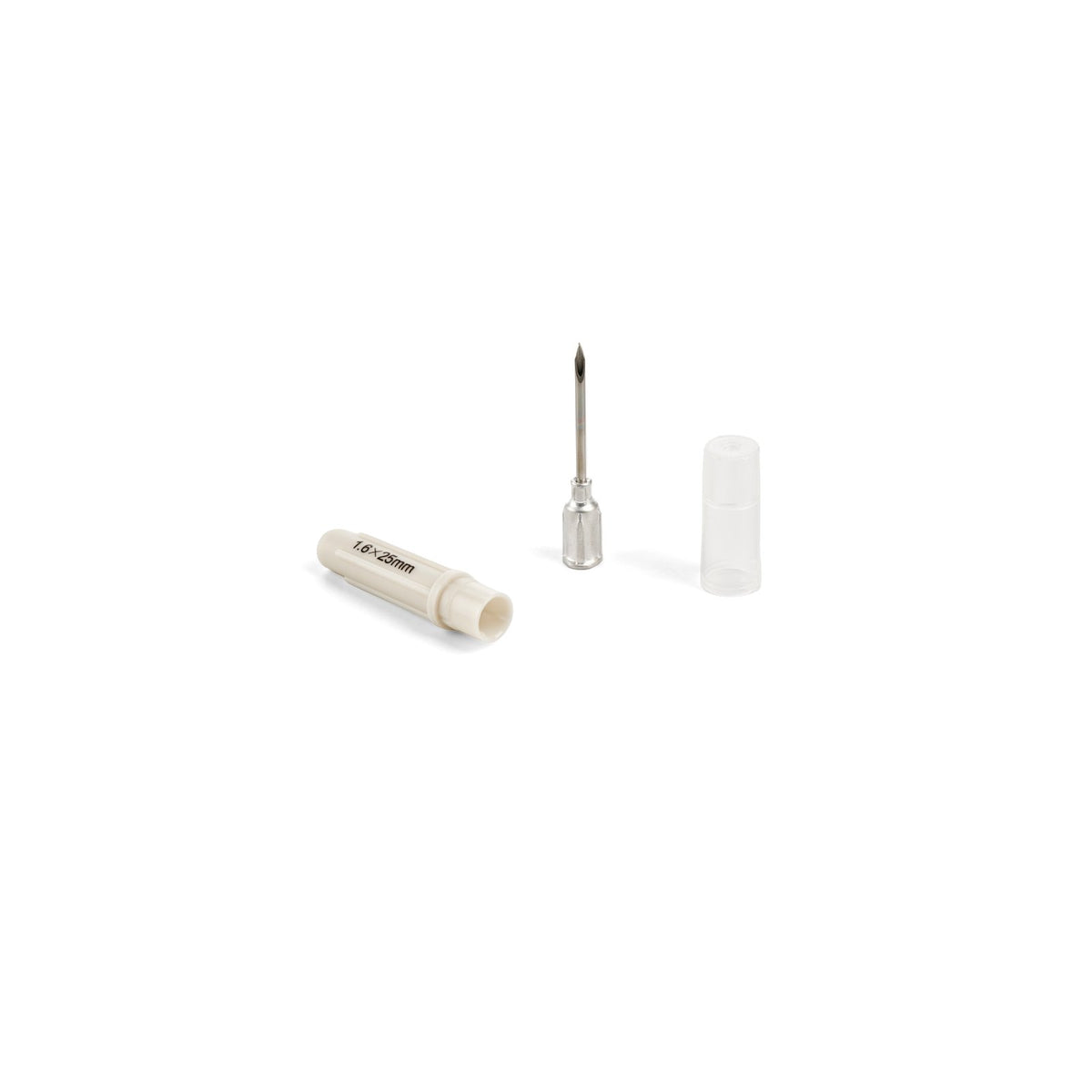 KRUUSE Engångskanyl Aluminium 25 mm – Sterila kanyler 100-pack