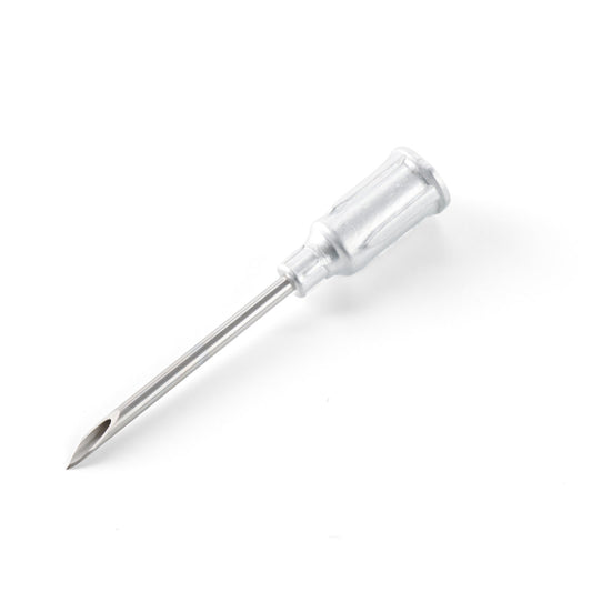 KRUUSE Engångskanyl Aluminium 25 mm – Sterila kanyler 100-pack