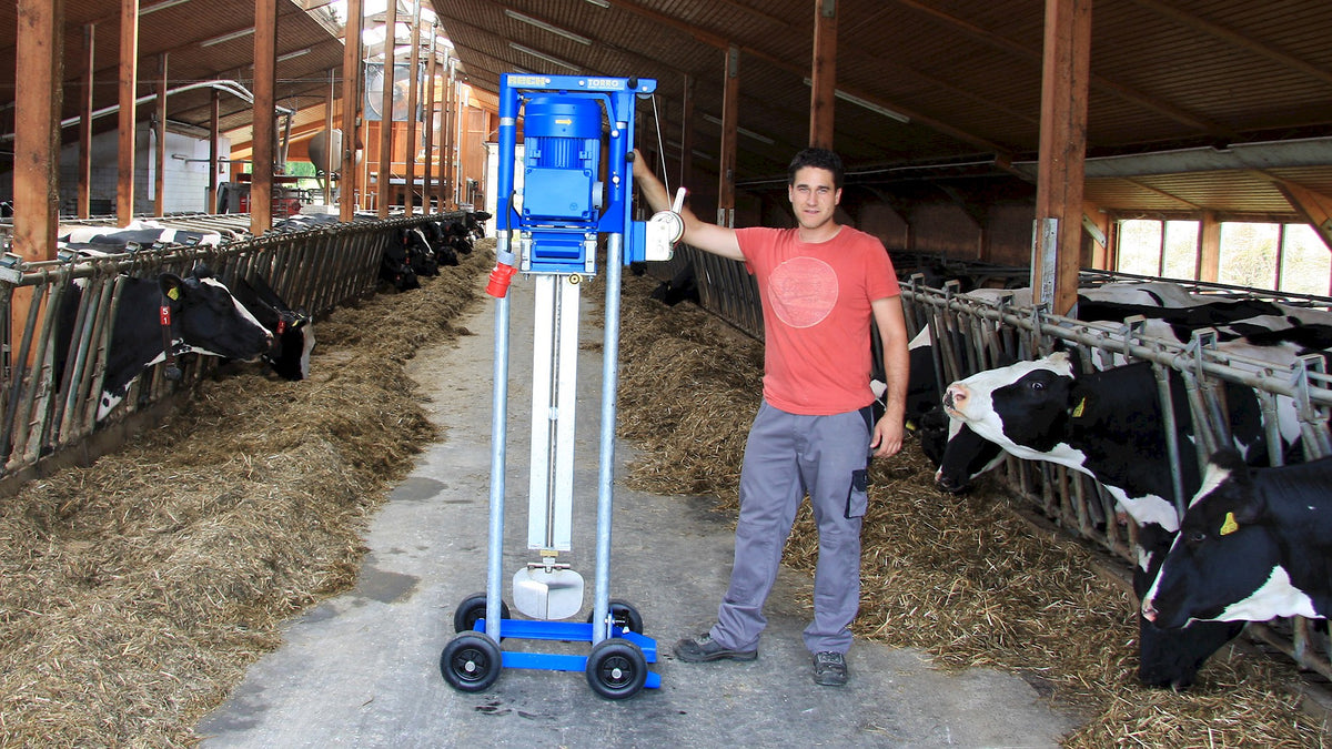 TORRO Spaltgolvsmixer – Modulär Omrörare för ko-stall