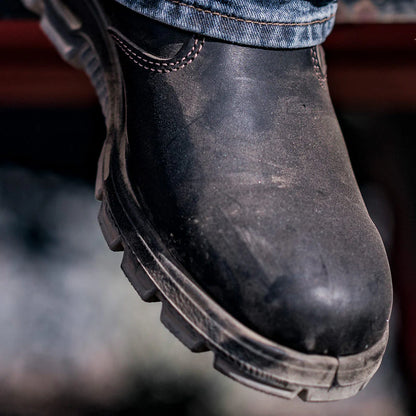 Redback Bobcat brun – Robust arbetsboot i läder (Med stålhätta)