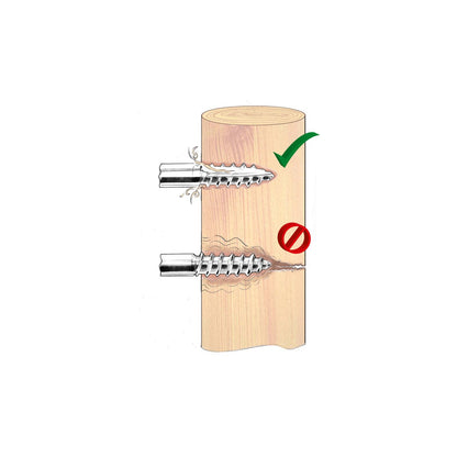 Ringisolator Easy Drill EDX - För trästolpar