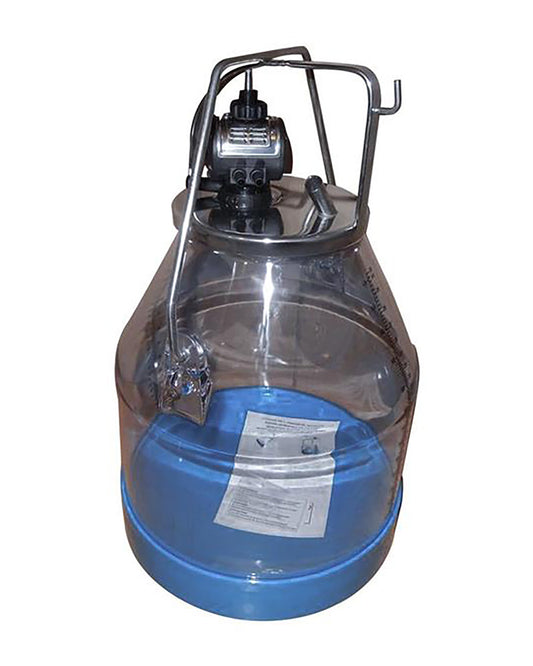 Spann transparent, rostfritt lock + pulsator