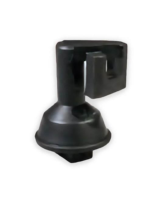 Toppisolator fjäderstålstolpe oval 25-p.