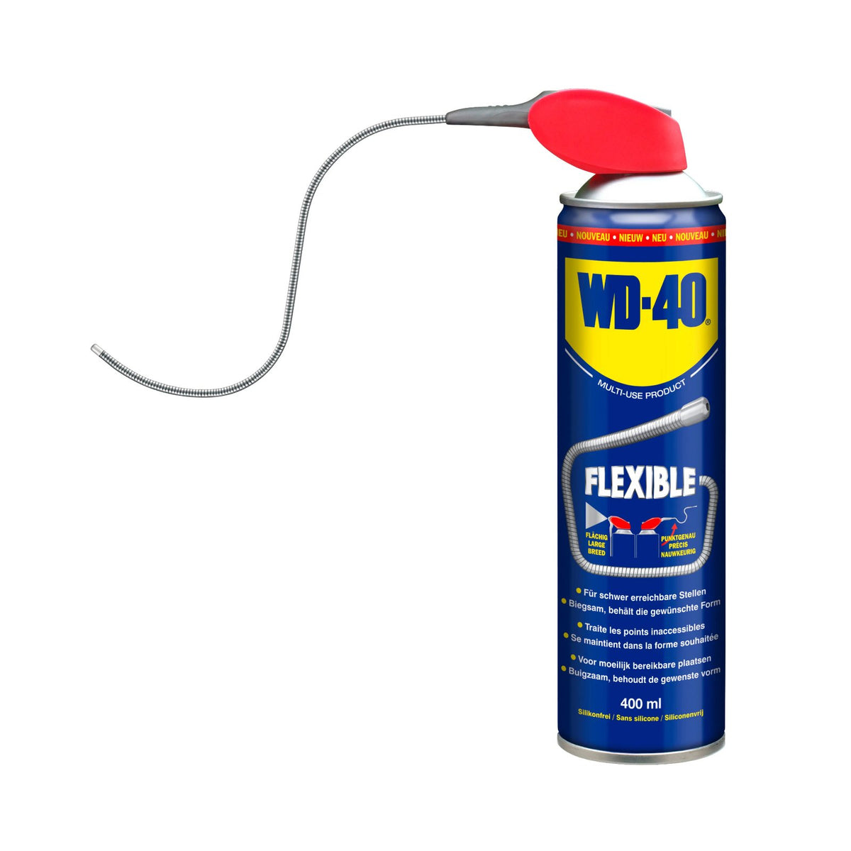 WD-40 Flexible 400 ml – Universalspray med flexibelt appliceringsrör
