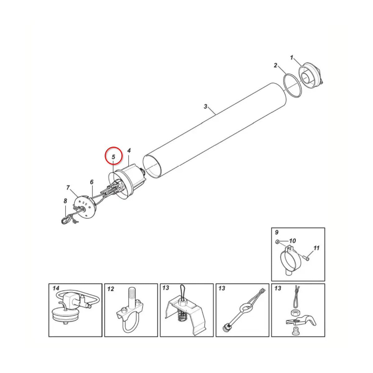 Kolvtätning passande ACR