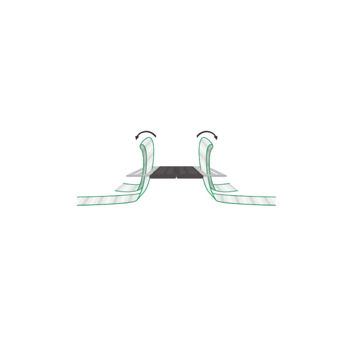 AKO Bandskarv Litzclip® – 12,5 / 20 / 40 mm elstängselband (5-pack)