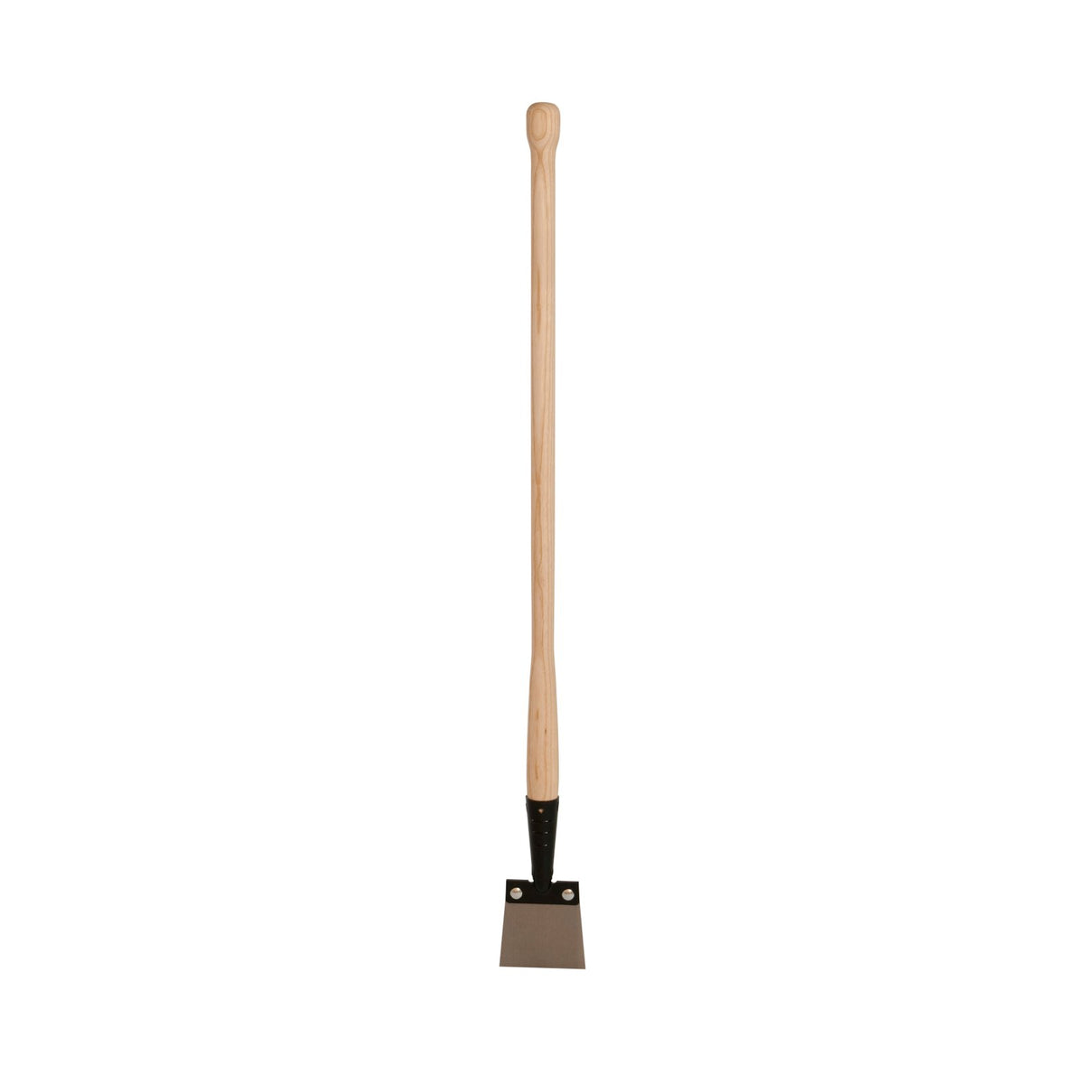 Barkspade/Ishacka med askskaft och slipad stålklinga för gård, stall och vinterarbete