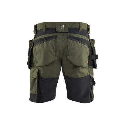Blåkläder Hantverksshorts Stretch 1752 – Smidiga arbetsshorts med maximal komfort och funktion