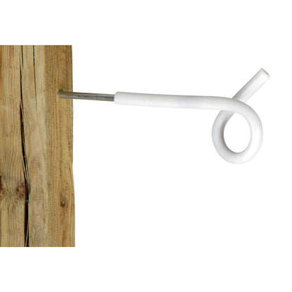 Distansisolator vit Pigtail 25-40 cm - 5-pack med trägänga