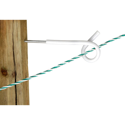 Distansisolator vit Pigtail 25-40 cm - 5-pack med trägänga