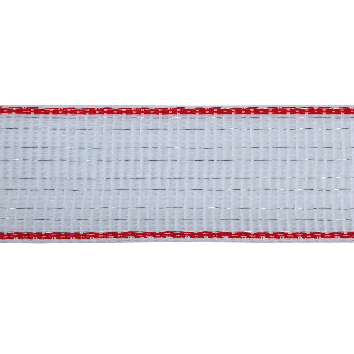 Elband TopLine Plus 40 mm – 200 m Vit/Röd elstängselband