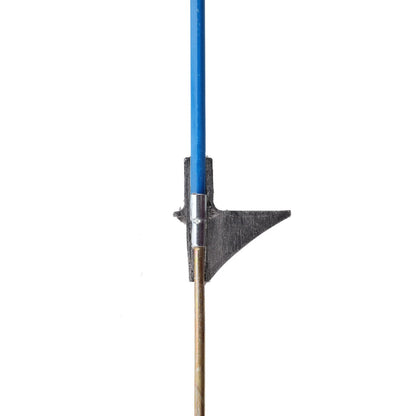 Oval Glasfiberstolpe Premium Blue 110 cm - 10-pack, med plastöverdrag, för tråd, rep och band