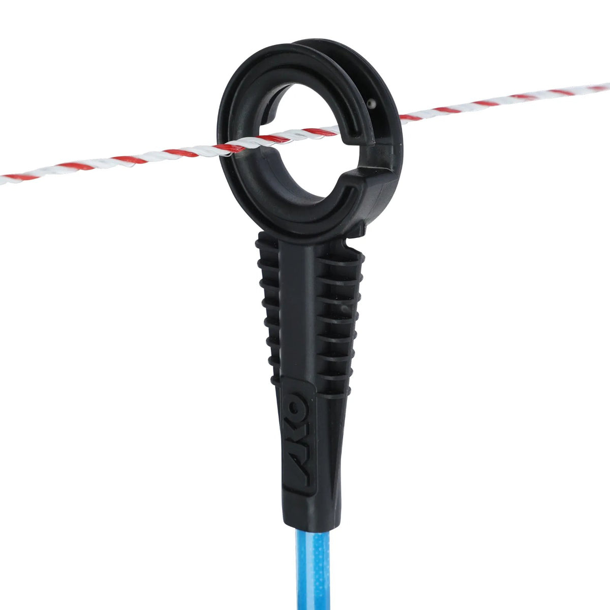 Oval Glasfiberstolpe Premium Blue 110 cm - 10-pack, med plastöverdrag, för tråd, rep och band