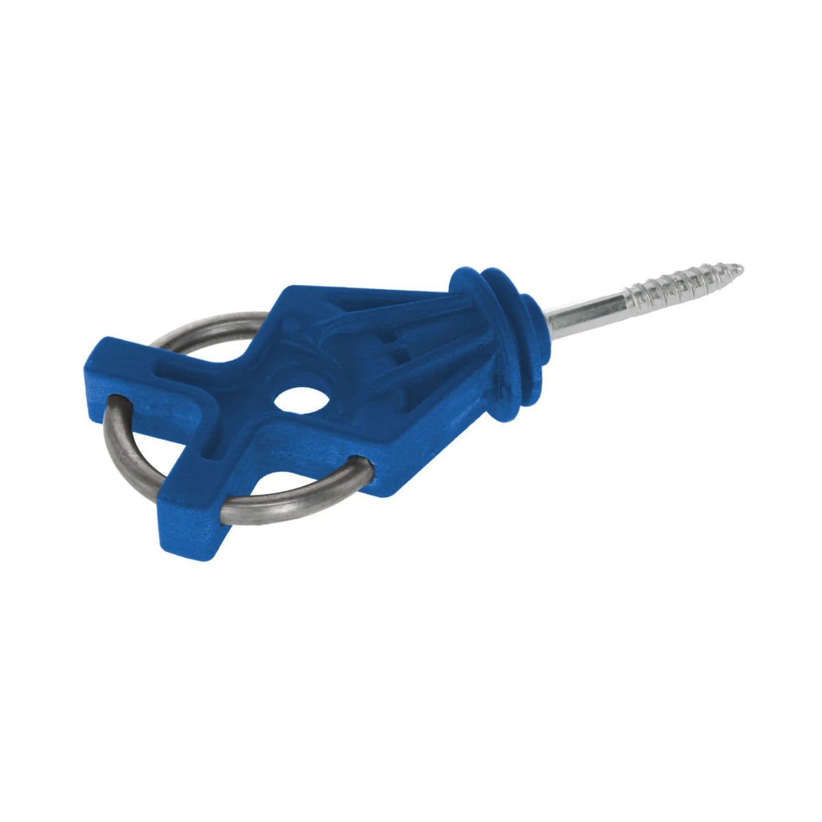 Kerbl Grindisolator X³ Premium – Ring i rostfritt stål, 3 upphängningslägen (6-pack)
