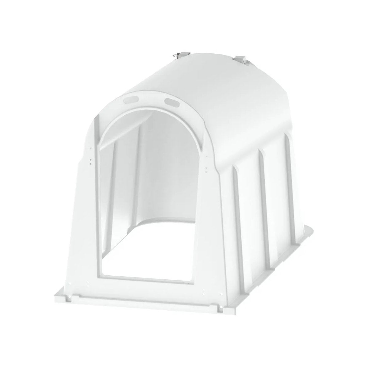 Kalvhydda PE UV+ kalvhydda i HDPE med ventilationslucka och ljus utsida