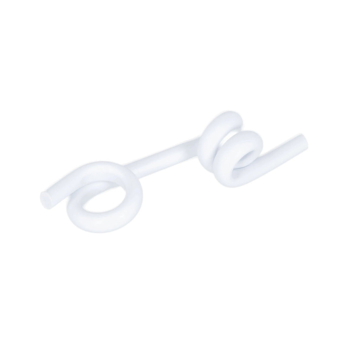 Mellemisolator hvid til glasfiberstang 12mm, 50-p