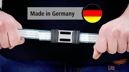 AKO Bandskarv Litzclip® – 12,5 / 20 / 40 mm elstängselband (5-pack)