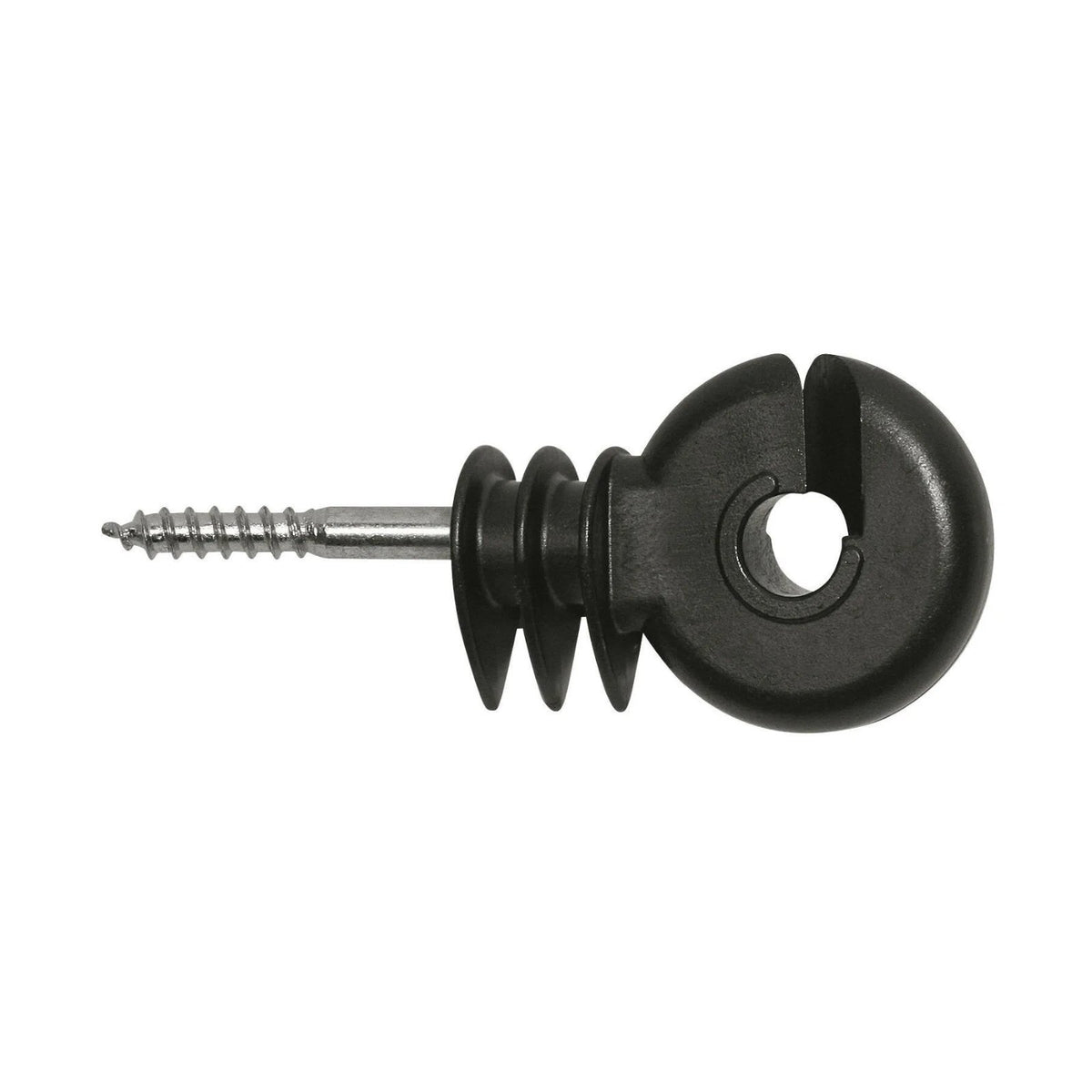 Ringisolator AKO i 25-pack och 90-pack för rep, band och polytråd med brett trådstöd