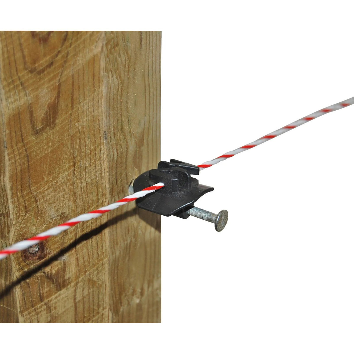 Spikisolator med 7 cm spik - Passar tråd och polytråd (50-pack)